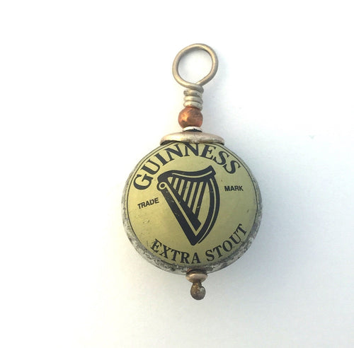 Guiness Bottle Cap Key Ring or Pendant