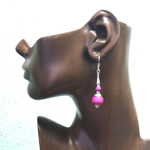 Rose Colored Earrings Color Changing Too!