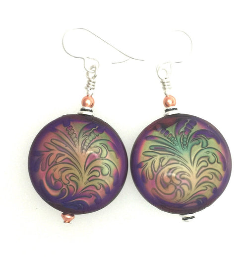 Color Changing Thermal Mirage Bead Earrings #4