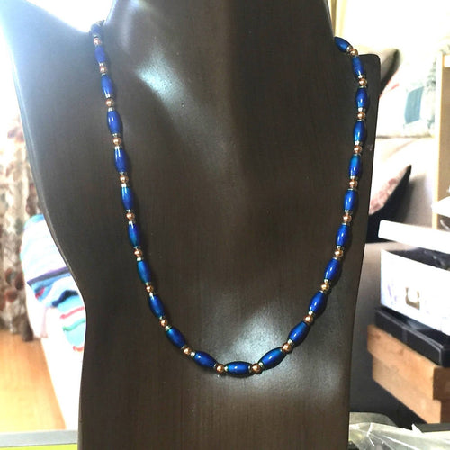 Necklace Like-Wow Color Changing Heat Sensitive 18 inch Silver Clasp Necklace#E