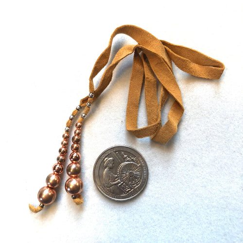 Hair Tie in Copper 14 ins  Kate Drew-Wilkinson