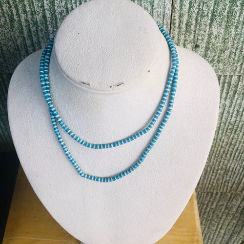 Glass Trade Beads on Original Cotton   Kate Drew-Wilkinson