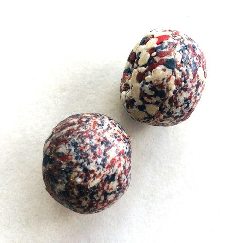 Two Big Rare Strange and Wonderful Glass Beads