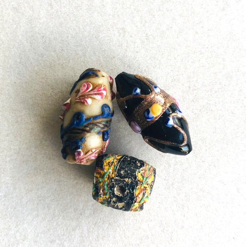 Rare and Exquisite Murano Glass Trade Beads
