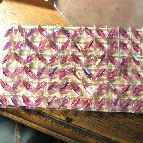 Swarovski Rose  AB  Art 5205  12.5 x 5mm  72 pcs   Kate Drew-Wilkinson