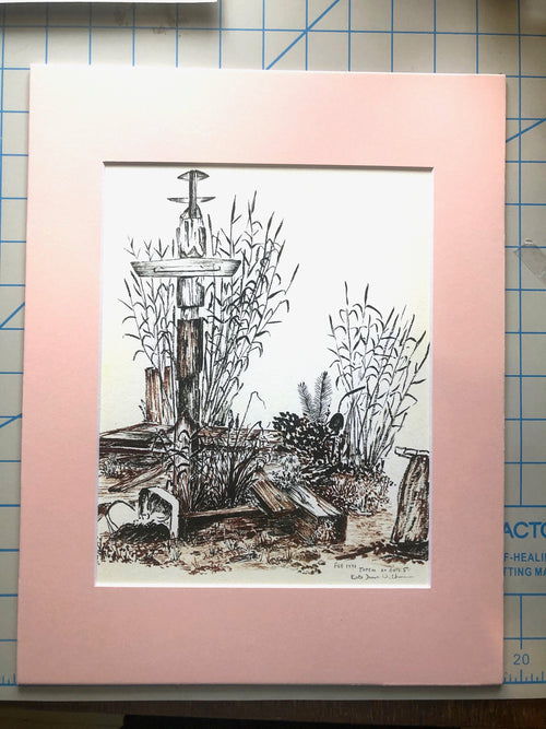 Sausalito Pen and Ink Print Gate 5