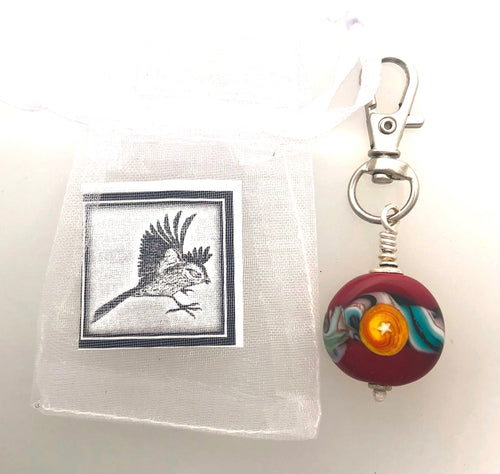 Lamp Work Bead Clip Eye Bead