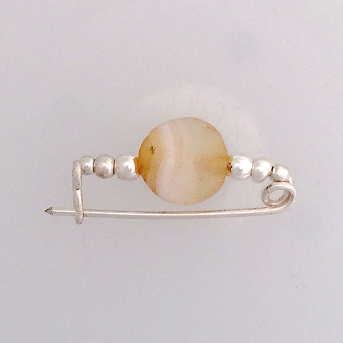 Indus Valley Bead on Tiny Pin