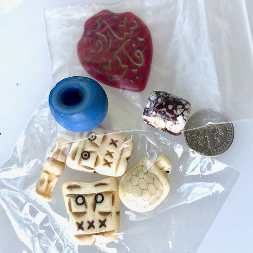 Destash Bead Group With Owls