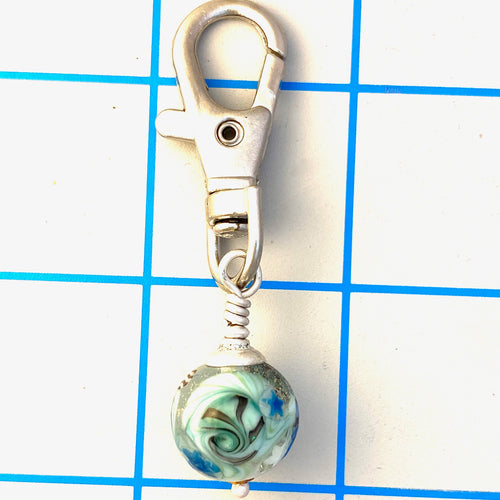 Lamp Work Bead Clip Small