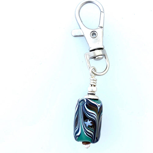 Bead Clip Simple Stripes Three Stars!