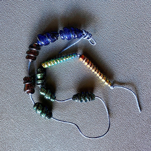 Dichroic Bead Destash. For Earrings