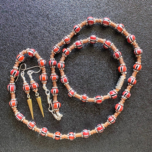 African Trade Bead Set Quiet and Elegant