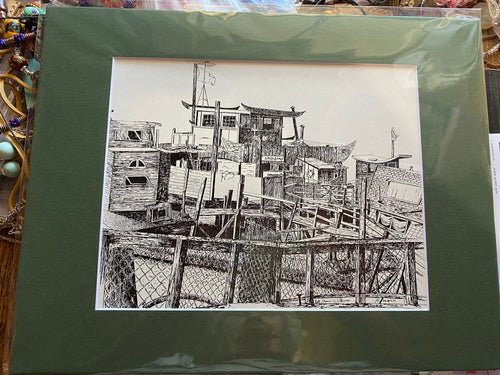 The Sand Barge Sausalito Waterfront 1979