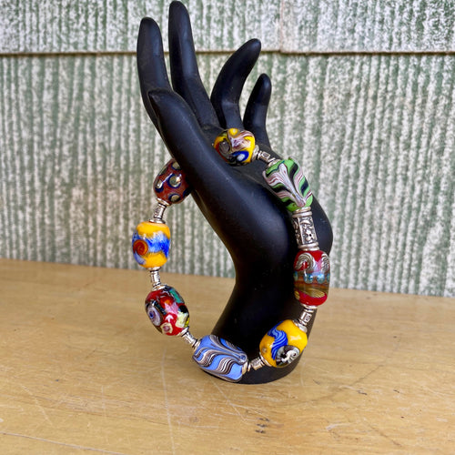 My Lamp work Bracelet Large