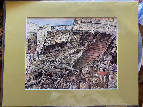 Sausalito Waterfront Series San Rafael Ferry Wreck