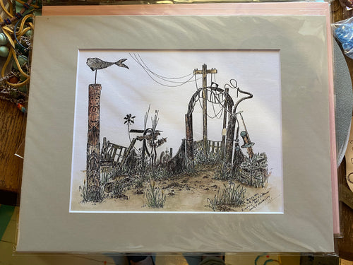 Sausalito Waterfront Print Kinetic Art