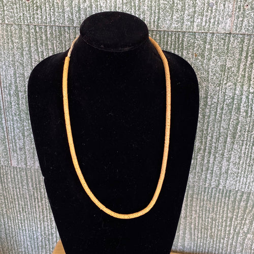 Snake Beads Yellow 7mm 26 ins