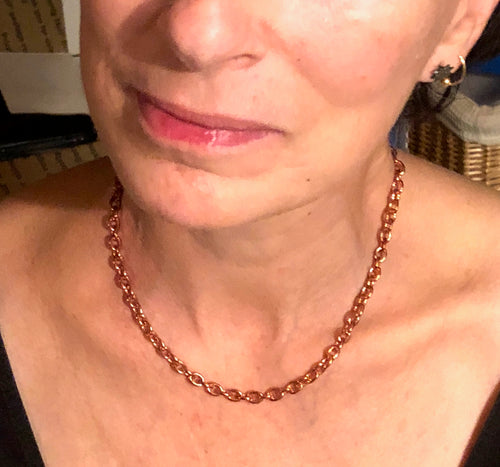 Copper Choker Sterling Egyptian Clas[