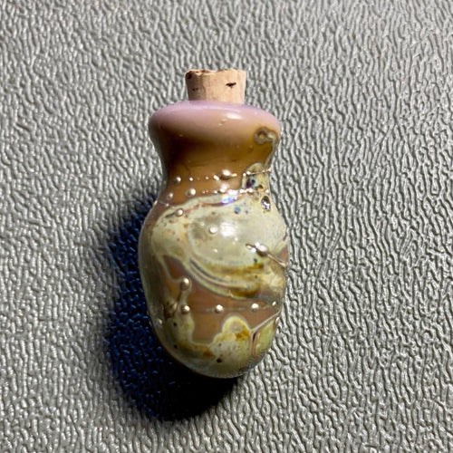 Tiny Bottle Urn Earth Tones