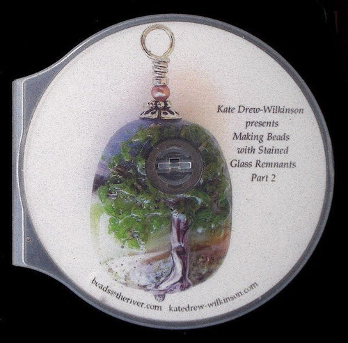 Instructional DVD Making Beads With Stained Glass Remnants By Kate Drew-Wilkinson Pt 2