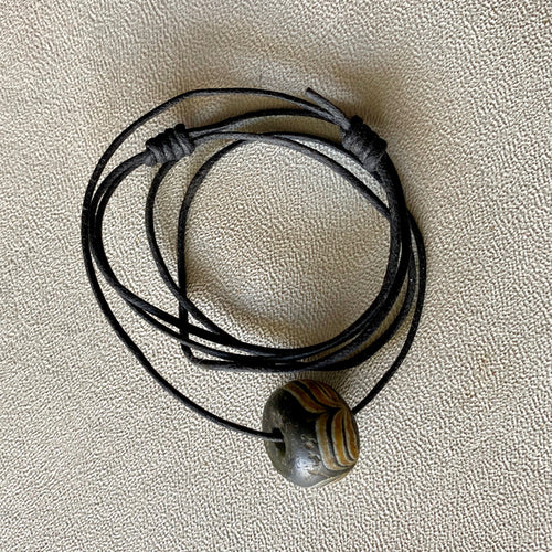 Roman Glass Bead  From Djenne, Mali. 250 BC