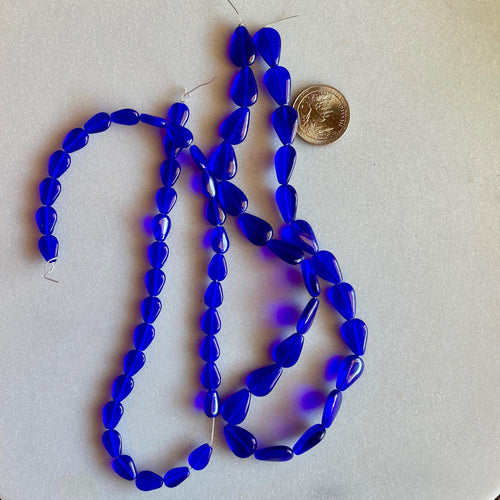 Deep Cobalt Vintage Glass Beads