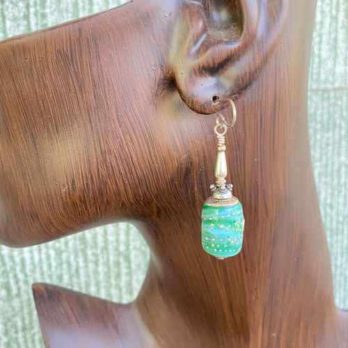 Lampwork Glass Earrings Think Seaside