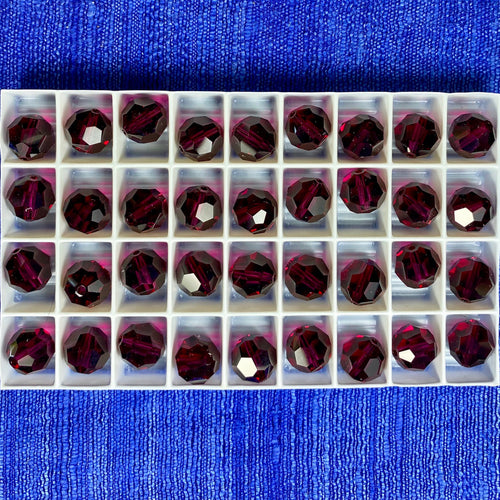 Swarovski #5000 12 mm Ruby. Rare.