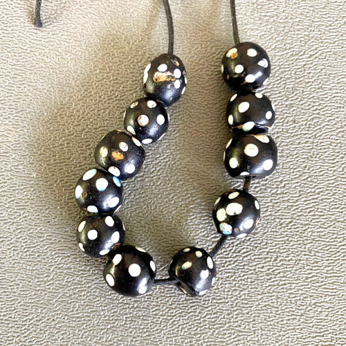 Skunk Beads African Trade Very Collectable 18th Century