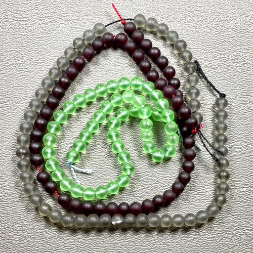 Swarovski 3 Different Colors Rare Round and Smooth.