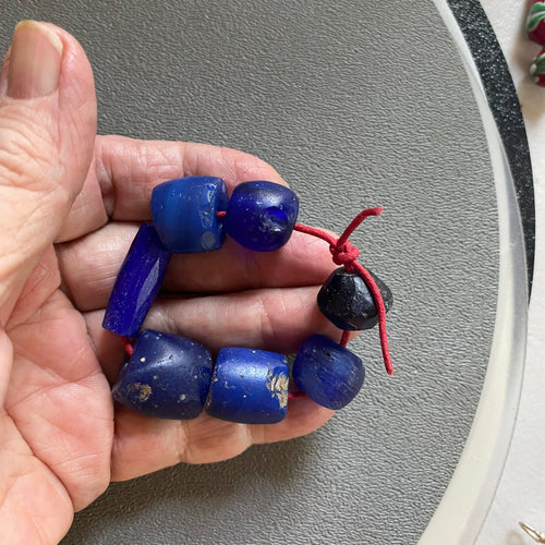 Russian Blue Exquisitely Old and Magical Beads
