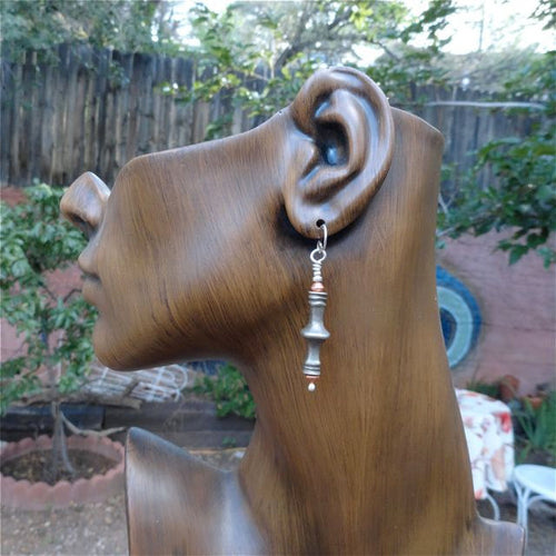 Tuareg Metal Work Earrings Rare and Elegant.