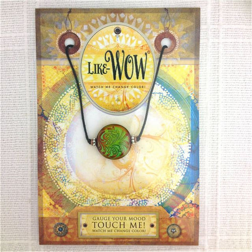 Color Changing Bead on Sliding Knot Cord in my Like Wow series, Formerly Called Mood Swings