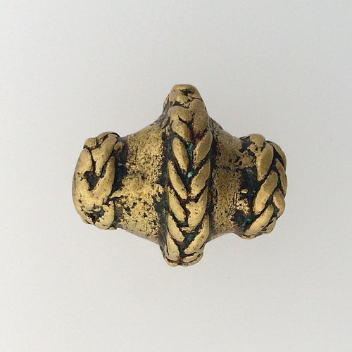 Vintage African Brass Bead Very Rare probably Ashanti