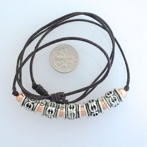 Steampunk Necklace Mixed Metals