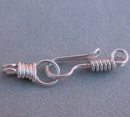 Egyptian Clasp Sterling Silver Wirework by Kate Drew-Wilkinson