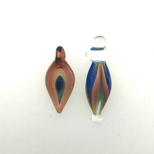 Lamp Work Pendant by Jim Smircich  KD-W Destash